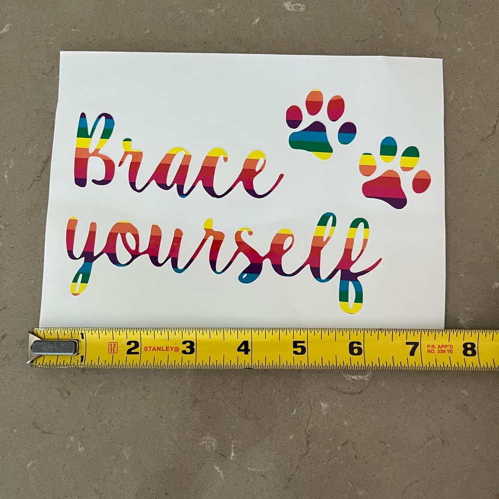 Vinyl decal